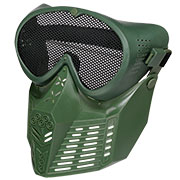 Fidragon SA-Upgrade Gittermaske mit Mundabdeckung Full Face oliv