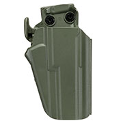 WoSport Universal Type-E Holster Kunststoff m. Grtelhalter fr Pistolen rechts oliv