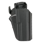 WoSport Universal Type-E Holster Kunststoff m. Grtelhalter fr Pistolen rechts schwarz