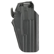 WoSport Universal Type-D Holster Kunststoff m. Grtelhalter fr Pistolen rechts schwarz