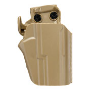 WoSport Universal Type-C Holster Kunststoff m. Grtelhalter fr Pistolen rechts tan