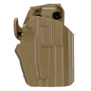 WoSport Universal Type-F Holster Kunststoff m. Grtelhalter fr Pistolen rechts tan