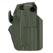WoSport Universal Type-F Holster Kunststoff m. Grtelhalter fr Pistolen rechts oliv