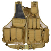 WoSport Tactical Mesh Weste / Law Enforcement Einsatzweste tan