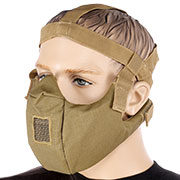 WoSport V5 Conqueror Lightweight 1000D Airsoft-Halbmaske Lower-Face tan