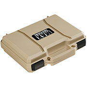 MAX Tactical Pistol Hard Case Pistolenkoffer 30 x 26 x 8,8 cm Waben-Schaumstoff tan