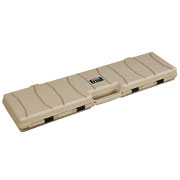MAX Tactical Hard Case Waffenkoffer 120 x 33 x 11,5 cm Waben-Schaumstoff tan