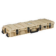 MAX Tactical Large Hard Case Waffenkoffer / Trolley 102 x 36,5 x 14,5 cm PnP-Schaumstoff tan