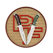 Pohl Force 3D Rubber Patch mit Klettflche MK-8/MK-9 Last Blood braun