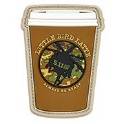 5.11 3D Rubber Patch mit Klettflche Little Bird Latte fullcolor