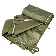 Brandit Premium Tarp 400 x 300 cm oliv inkl. Transportbeutel und Meshtasche
