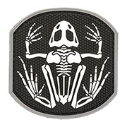 Mil-Spec Monkey 3D Rubber Patch mit Klettflche Frog Skeleton swat