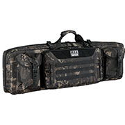 MAX Tactical 108 cm Heavy Duty Deluxe Double Soft Rifle Bag / Gewehr-Futteral f. zwei Gewehre mit Zubehr Multiblack Camo