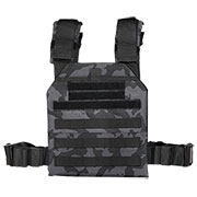 Nuprol PMC Plate Vest Molle Modularweste Black Camo
