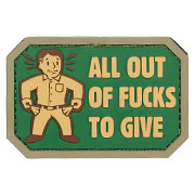 Mil-Spec Monkey 3D Rubber Patch mit Klettflche All Out multicam