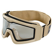 Thumbnail Farbe Nuprol Battle Visor Dual Lens Eye Protection Airsoft Helmbrille / Schutzbrille tan / klar