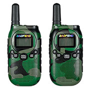 Thumbnail Farbe Baofeng Walkie-Talkie-Set BF-T6 bis zu 2 km Reichweite aufladbar mit integrierter Taschenlampe camouflage