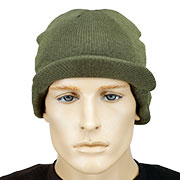 Thumbnail Farbe US Watch Cap mit Schirm Wolle oliv