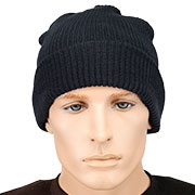 Thumbnail Farbe Rollstrickmtze Polyacryl dunkelblau