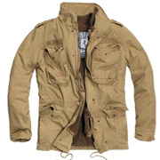 Brandit Jacke M65 Giant camel mit herausnehmbarem Futter