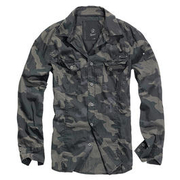 Brandit Hemd Slim Fit Shirt dark camo