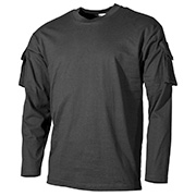 MFH Langarmshirts US schwarz