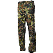Thumbnail Farbe MFH Army Hose Ripstop BDU-Style flecktarn geknpfter Hosenschlitz