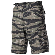 MFH Shorts Bermuda US BDU Ripstop tiger stripe