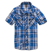 Brandit Hemd Roadstar Shirt kurzarm blau