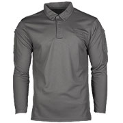 Mil-Tec Poloshirt Langarm Tactical Quick Dry urban grey