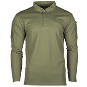 Tactical Poloshirt Langarm Tactical Quick Dry oliv