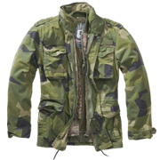 Brandit Jacke M65 Giant swedish camo M90 mit herausnehmbarem Futter