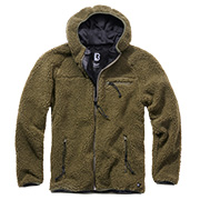 Brandit Jacke Teddyfleece Worker oliv