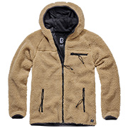 Brandit Jacke Teddyfleece Worker camel