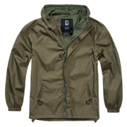 Brandit Sommer Windbreaker Ripstop mit Frontzip oliv