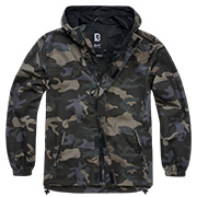 Brandit Sommer Windbreaker Ripstop mit Frontzip darkcamo