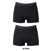 Top Gun Boxershorts 2er Pack schwarz