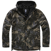 Brandit Jacke Windbreaker Ripstop mit Frontzip darkcamo