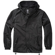 Brandit Sommer Windbreaker mit Frontzip schwarz