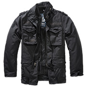 Brandit M65 Jacke Giant Ripstop schwarz mit herausnehmbarem Futter