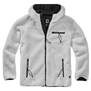 Brandit Jacke Teddyfleece Worker wei