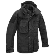 Brandit Outdoorjacke Performance schwarz wasserabweisend