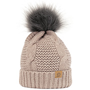 Origin Outdoors Strickmtze Bobble 100% Merinowolle mit abnehmbaren Bommel beige