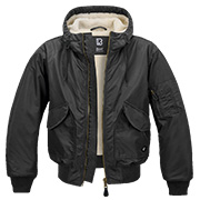 Brandit CWU Jacke m. Kapuze schwarz Gr. S