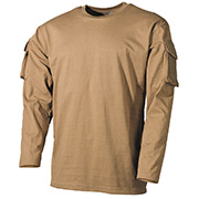 MFH Langarmshirts US coyote