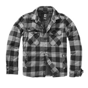 Brandit Flanelljacke Lumberjacket schwarz/grau kariert