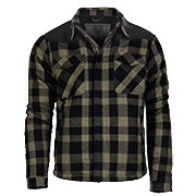 Mil-Tec Lumberjacket schwarz/oliv kariert