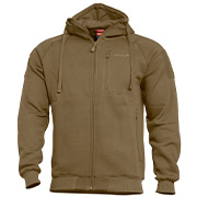 Pentagon Sweatjacke Leonidas 2.0 mit Kapuze coyote