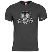 Pentagon T-Shirt Ageron Gas Mask Quick Dry schwarz