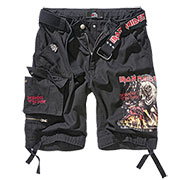 Brandit Shorts Savage Iron Maiden NOTB 2 schwarz